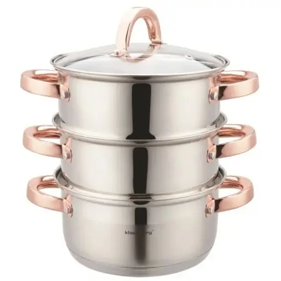 Klausberg KB-7728 lonac za kuhanje na pari 3,1 L – 3-dijelni set, 20 cm
EAN: 5908287277281