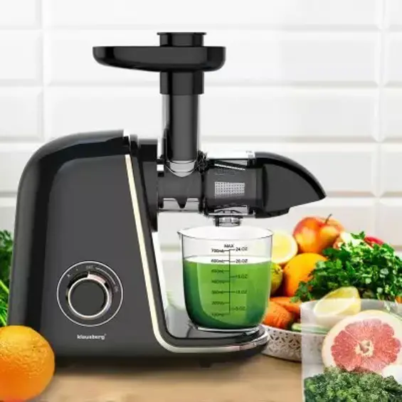 Klausberg KB-7867 hladno prešanje/ cold press 150 W – 700 ml, crno-rose gold