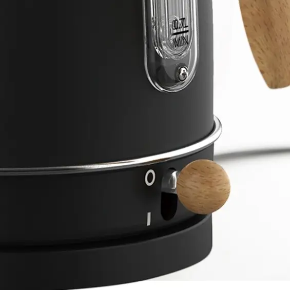 Klausberg KB-7907 retro kuhalo za vodu s termometrom 1,7 L, 2200 W – crno
