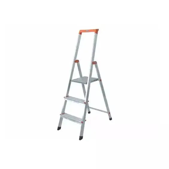 Krause Solidy 126214 aluminijska samostojeća ljestva s 3 stepenice