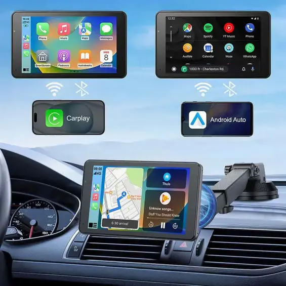 Krüger&Matz KM2022 multimedijska stanica 9" – Wireless CarPlay, Android Auto, kamera za vožnju unatrag