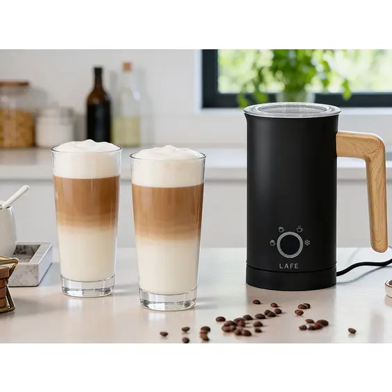 LAFE LatteMaster – Električni pjenjač mlijeka 500 W, 4 programa, toplo i hladno pjenjenje, kapacitet 300 ml