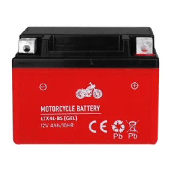 Lamex LTX4L-BS moto akumulator 12 V, 4 Ah, AGM gel