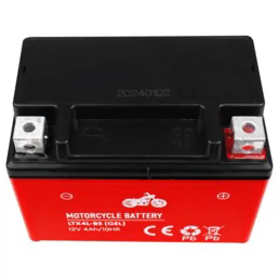 Lamex LTX4L-BS moto akumulator 12 V, 4 Ah, AGM gel