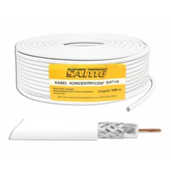 LAMEX SAT116 RG-6 koaksijalni antenski kabel, 100 m