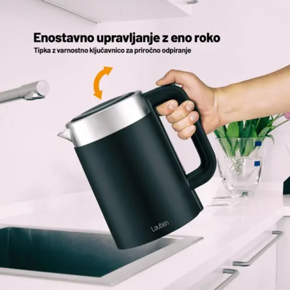 Lauben električno kuhalo EK17SB – brzo zagrijavanje vode uz moderan izgled