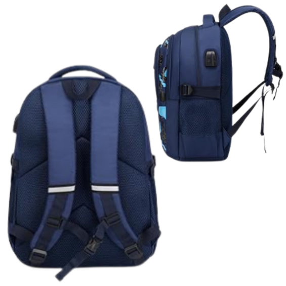 LEAN 22012 dječji školski ruksak Space Rocket 20 L – 41 cm, reflektirajući elementi