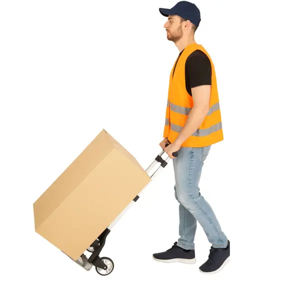 LEAN 26735 sklopiva vrtna transportna kolica s 4 kotača, nosivost 20