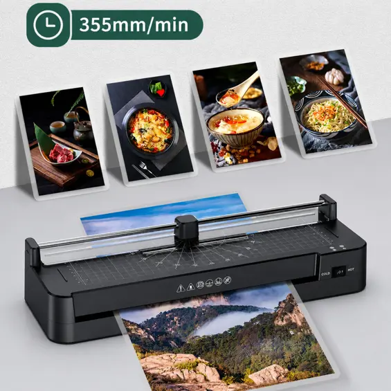 LEAN 30707 3u1 A3 laminator s rezačem papira i zaobljivačem kutova – 170 W
