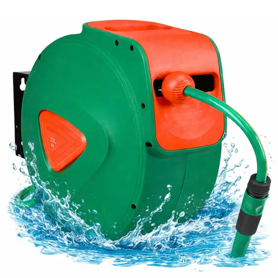 LEAN AUTOHOS 29266 automatski zidni kolut za vrtno crijevo 20 m + 2 m