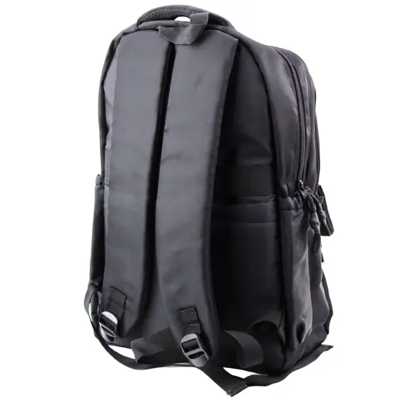 LEAN Back Up 22056 gradski i školski ruksak 23 L – 6 džepova, 46 cm, crni