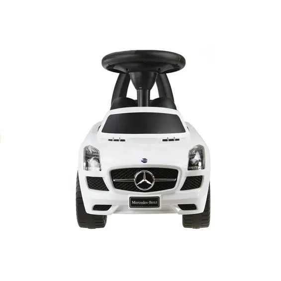 LEAN CARS Mercedes-Benz SLS AMG dječja guralica sa spremnikom – bijela