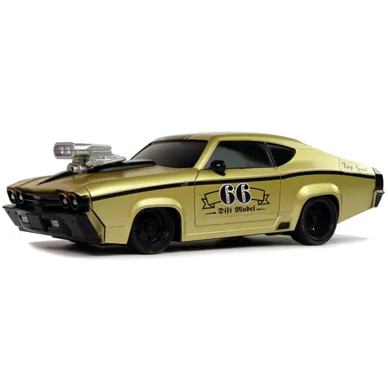 LEAN Toys 10245 RC sportski automobil Mustang GT 66 1:20 – 27 MHz, daljinski upravljač, zlatni
