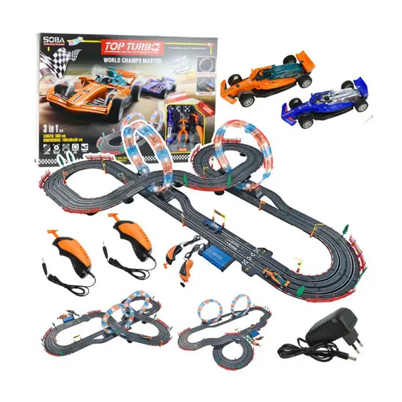 Lean Toys RC trkaća staza 3u1 Super Flash Looping 560 cm
