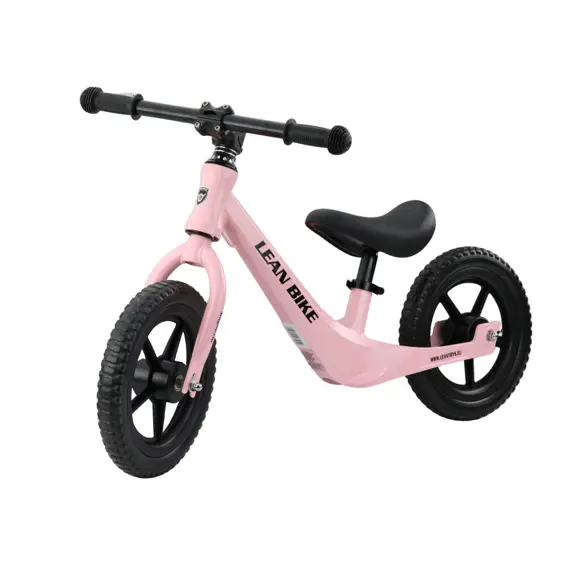 LEAN Trike MAGNEZIO dječji bicikl bez pedala 12" s magnezijskim okvirom – rozi