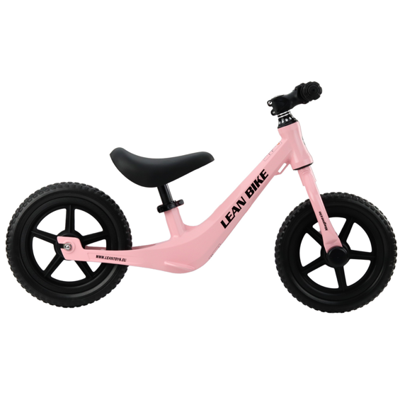 LEAN Trike MAGNEZIO dječji bicikl bez pedala 12" s magnezijskim okvirom – rozi