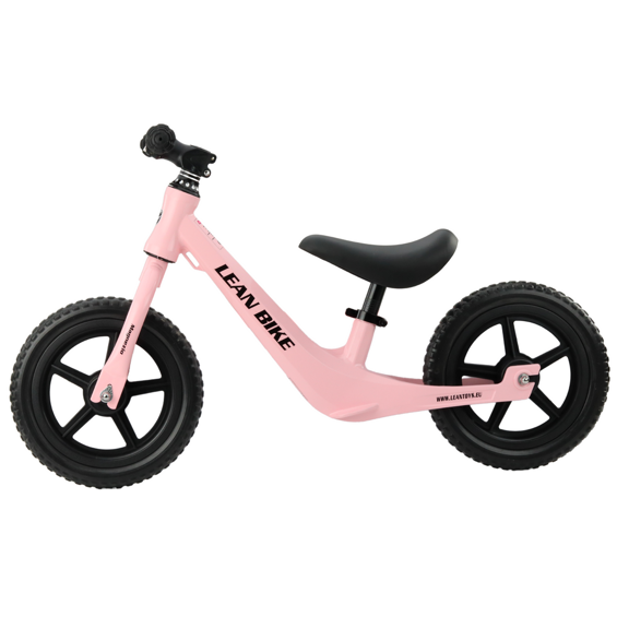 LEAN Trike MAGNEZIO dječji bicikl bez pedala 12" s magnezijskim okvirom – rozi