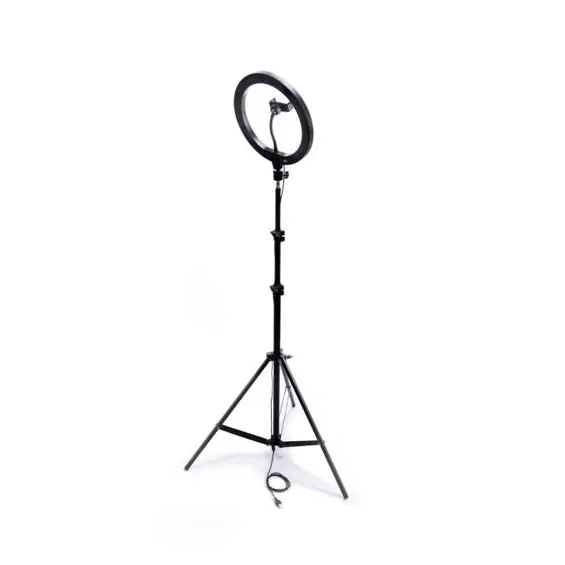 LED ring lampa 26 cm s tronošcem i držačem za mobitel