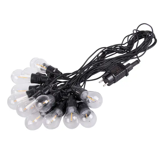 LED vrtna lsmpice 15 m – vanjski lanac sa 15 toplih LED žarulja IP44
