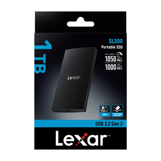Lexar SL300 prijenosni SSD 1 TB, USB 3.2 Gen 2