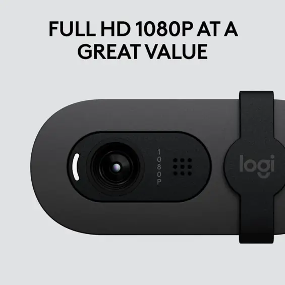Logitech Brio 105 Full HD Web Kamera - Profesionalna 1080p kamera s privatnim poklopcem
