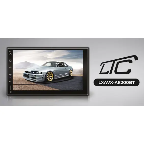LTC AVX8200BT 2-DIN multimedijski autoradio 7", Android 10, GPS, Wi-Fi i kamera za vožnju unatrag