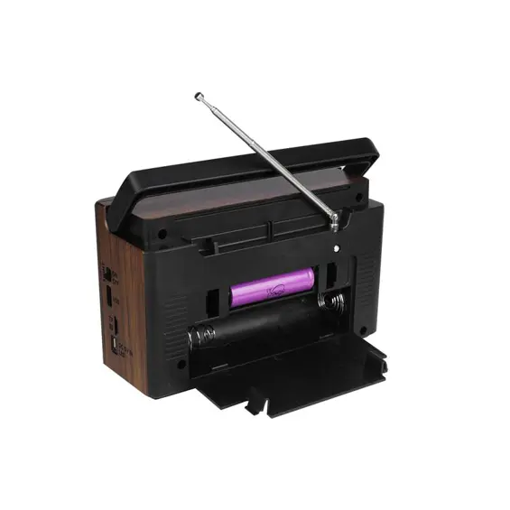 LTC ELMA 118UBT prijenosni retro radio FM/AM/SW, Bluetooth, USB, microSD, AUX i svjetiljka
