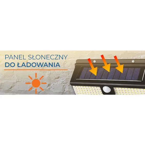 LTC LXLL151 solarna zidna LED svjetiljka 30 W, 2000 lm s PIR senzorom