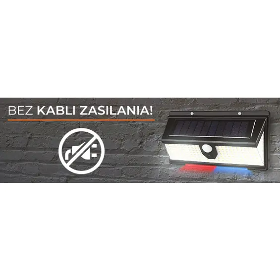 LTC LXLL151 solarna zidna LED svjetiljka 30 W, 2000 lm s PIR senzorom
