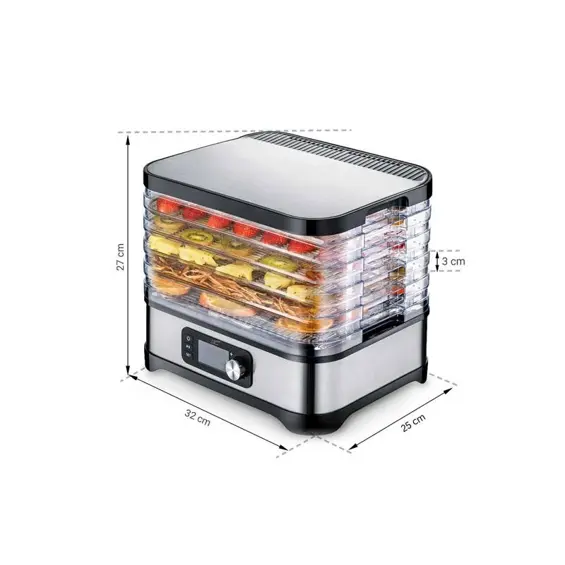 LTC LXSR002 dehidrator / sušilica hrane 380 W – 5 metalnih pladnjeva