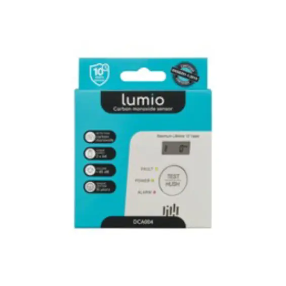 LUMIO DCA004 detektor ugljikovog monoksida (CO) s LCD zaslonom