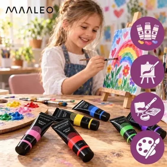 Maaleo set akrilnih boja 36 x 20 ml