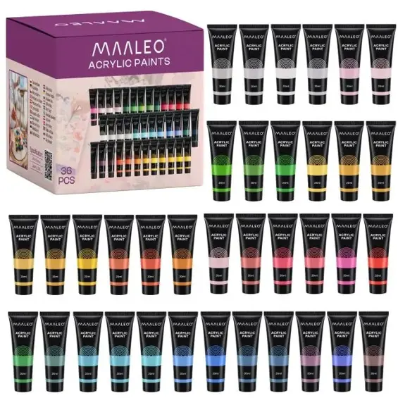 Maaleo set akrilnih boja 36 x 20 ml