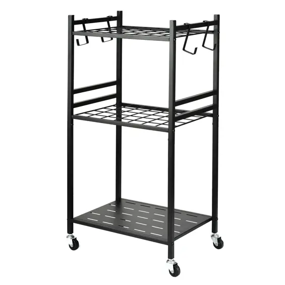 Maclean MC-138 mobilni stalak / kolica za vrtni alat – 43 × 30 × 79 cm, do 20 kg