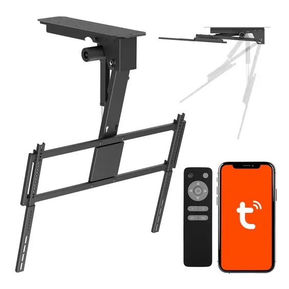 Maclean MC-176 T električni stropni TV nosač 43–86″, VESA 800 × 400, Tuya, do 55 kg