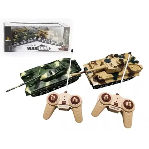 Madej 006698 set 2 R/C borbena tenka sa svjetlom i zvukom