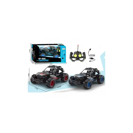 Madej 012889 R/C Off-Road daljinski upravljani automobil 27 MHz – USB punjenje, veliki terenski kotači