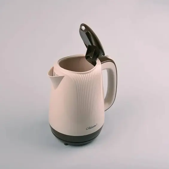 Maestro MR-042 Beige Električno Kuhalo za Vodu – 1,7 L, 2200 W, Skriveni Grijač i 360° Rotirajuće Postolje