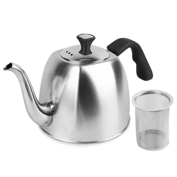 Maestro MR-1333-TEA Čajnik za Kuhanje Čaja i Biljnih Napitaka 1,1 L – Inox s Cjedilom