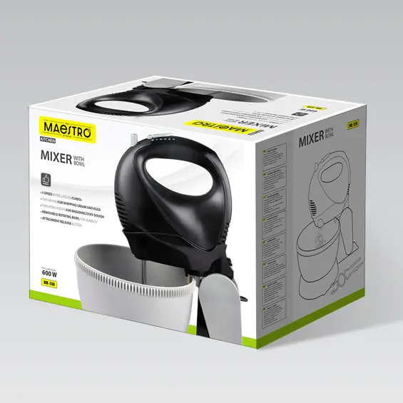 Maestro MR-550 samostojeći mikser s rotirajućom posudom 600 W