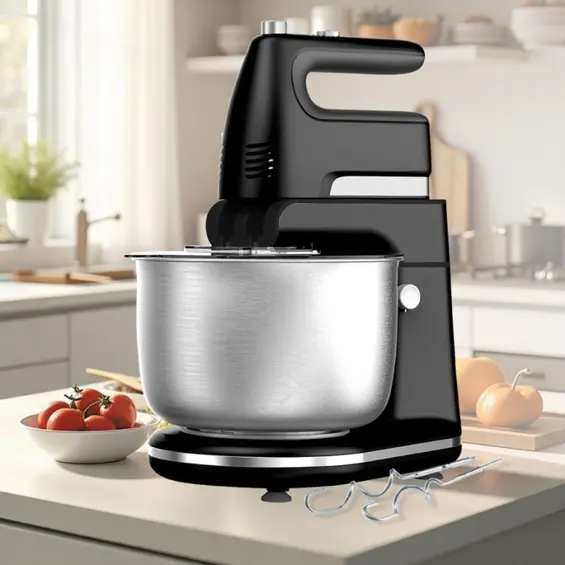 Maestro MR-553 Samostojeći Mikser s Rotirajućom Posudom 3,5 L – 600 W, 5 Brzina, Turbo