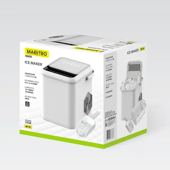 Maestro MR-821 automatski ledomat 170 W – 12 kg leda dnevno
