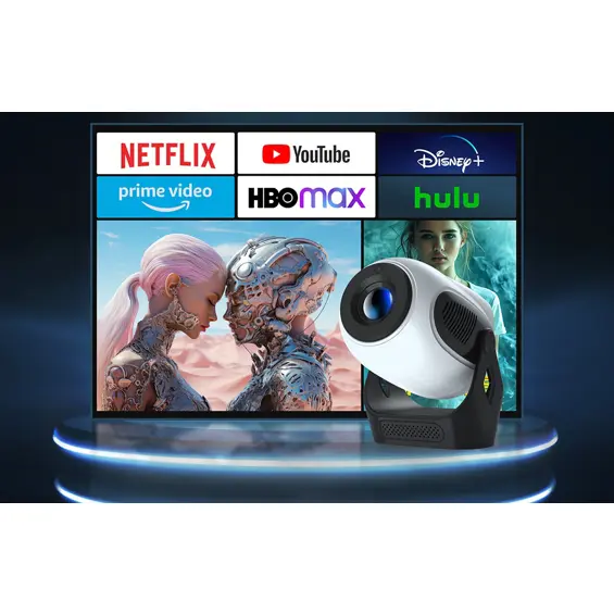 Magcubic HY300X-3 prijenosni Smart projektor 720p, Android 11, Wi-Fi 6, 4K, Electric Focus
