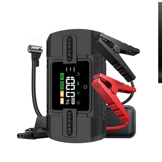 MANTA Jump Starter s kompresorom, punjač, svjetiljka, SOS, 12V, 4u1, 12000mAh