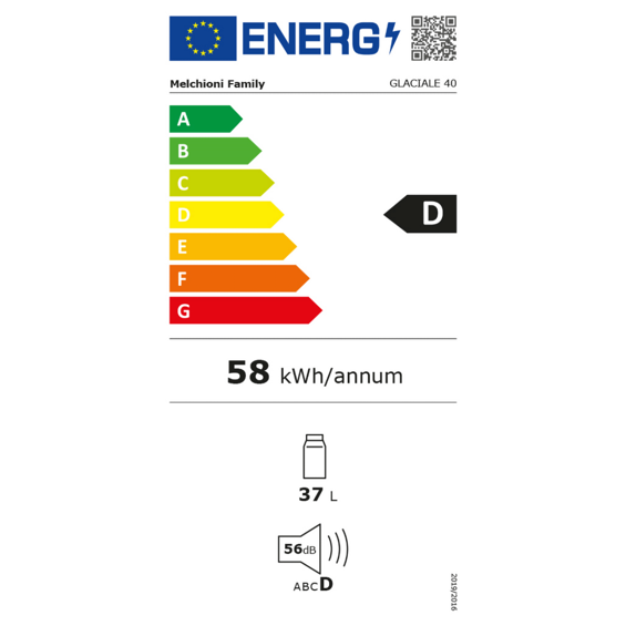 MELCHIONI family Hladnjak, prijenosni, kapacitet 37 lit., do -18 °C, 12V/220V - GLACIALE 40