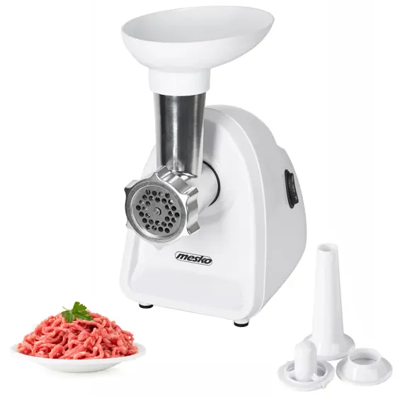 Mesko MS 4809 Mašina za Mljevenje Mesa – 1500 W, 2 Smjera Rada, Dodaci za Kobasice i Mak