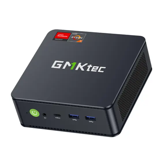 Mini PC GMKtec M5 Ultra | Ryzen 7 7730U, 16GB DDR4, 512GB PCIe SSD, Windows 11 Pro, Dual 2.5G LAN, WiFi 6E