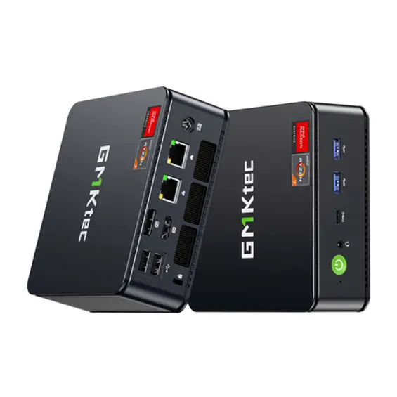 Mini PC GMKtec M5 Ultra | Ryzen 7 7730U, 16GB DDR4, 512GB PCIe SSD, Windows 11 Pro, Dual 2.5G LAN, WiFi 6E