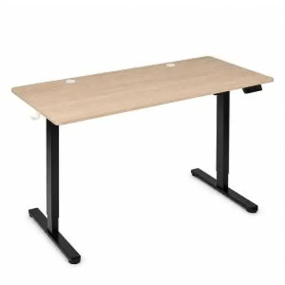 ModernHome JSD-C5-1-15 – Električni radni stol s podesivom visinom 72–118 cm, 140 × 60 cm, svijetli hrast