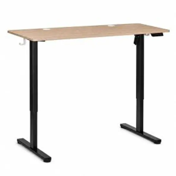 ModernHome JSD-C5-1-15 – Električni radni stol s podesivom visinom 72–118 cm, 140 × 60 cm, svijetli hrast